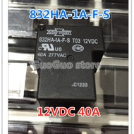 1pc 40A relay 832HA-1A-F-S T03 12VDC 4-pin electric welding machine relay 277VAC new