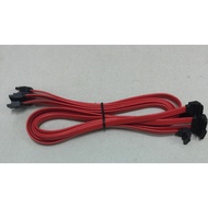 Mojojoe: SATA (Serial ATA) Cable Red 90 Degree Connector (With Lock Head) For Connecting HDD Or SSD 