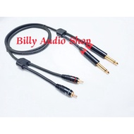 1 PCS AUDIO CABLE JACK AKAI MONO BRANCH TO RCA NAKAMICHI BRANCH 50CM - 3 MTR