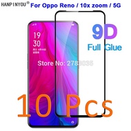 wholesale 10 Pcs/Lot For Oppo Reno / 5G / Reno 10x zoom 5D 6D 9D Full Glue Cover Toughened Tempered