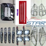Chrome accessories package for old Ertiga 2013-2015.