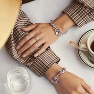 สร้อยข้อมือ [TrendX]PANDORA MOMENTS(590702HV) WHITE 19