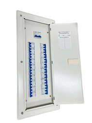 Panel Board 125A 2Pole Miniature Circuit Breaker for 20 Branches 2pole Miniature Circuit Breaker (Ro