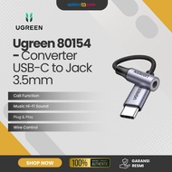 UGREEN Converter Adapter Type C Male To 3.5mm Aux Jack Audio Support DAC 3.5mm Ugreen 80154
