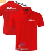 Poloshirt Pendek JNT-Express Premium Baju Kerah Pria Wanita Dewasa Seragam Cewek Cowok Import Murah