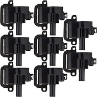 GP POWER IGNITION COIL D580 UF192 SET OF 8 COMPATIBLE WITH CADILLAC CTS CHEVY CAMARO CORVETTE AVALAN