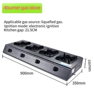 AOSEN 2022 Direct Selling Commercial Clay Pot Multi-head Gas Stove Honeycomb Steel Surface Four-head