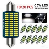 10-20pcs C5W LED Festoon Bulbs for Car Interior Lights Canbus Error Free