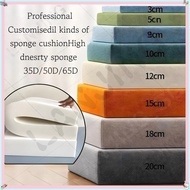 Foam cushion sofa cushion with fabric cover Sponge cushion high density cushion cushion 50D/35D with