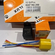 Utilux Relay 5 Legs 12V 40A 87-87 Not a Breaker Relay + Ceramic Relay Socket