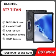 Oukitel RT7 TITAN 5G Rugged Tablet PC 12GB+512GB Android 13 Pad 10.1Inch FHD Tablet 48MP 32000mAh