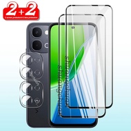 2+2 For VIVO Y31D Tempered Glass Screen Protector + Camera Lens Glass Film Cover Anti Dust Anti Scra