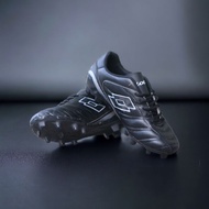 Lotto full black premium football boots with stitched all around