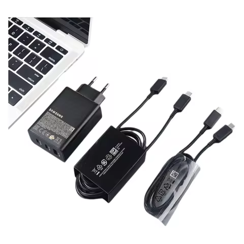 SAMSUNG 65W GaN Charger USB Type C PD Fast Charging For Galaxy S25 S24 S23 Plus/Ultra Z Fold 6 Quick