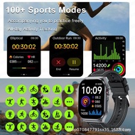 AMOLEDECGNFC Blood Bluetooth Screen Watch Tan SOS Ingredients Smart Black ET585 ECGNFC Call Detectio