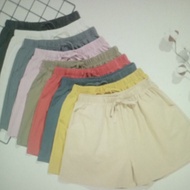 mixshop0_0 [new] woman short pants, cotton and linen,