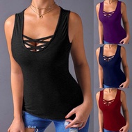 【Adjustable Tie-Front】Women's Sleeveless Cami Top Summer Y2K Streetwear Sleeveless Top/Y2K