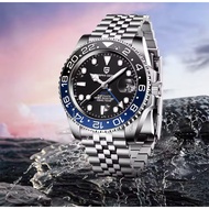 PAGANI DESIGN 40MM Ceramic GMT Automatic Watch Men's Mechanical Watch Sapphire Glass 100m Men Mechan