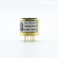 One Gold plated 5687 [TO] 6N6 6H6 6H30 Bottom Vacuum tube convert socket