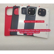 Original iqoo 12 pro iqoo13 iqoo 13 12pro Battery Cover Rear Housing Back 电池后盖 chun1883