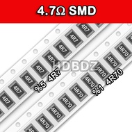 10~50PCS 4.7Ω 4.7R Chip Resistor 1% 5% 0603 0805 1206 1210 Screen Printing 4R7 4R70