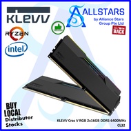 (ALLSTARS : We Are Back) KLEVV Cras V RGB 2x16GB DDR5 6400MHz CL32 (8KD5AGUA80-64A320G) (Warranty Ltd Lifetime with TechDynamic)
