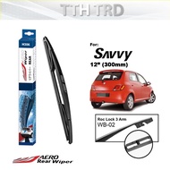 Savvy H306 AERO Rear Wiper (12"/300mm)
