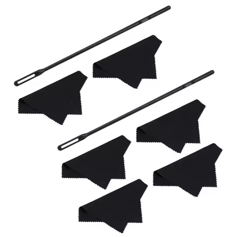 Flute Cleaning Kits, Flute Cleaning Cloth, Flute Cleaning Rod Cleaning Rag Flute Cleaning Swab Flute
