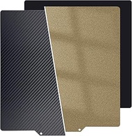 Upgraded Smooth/Textured PET+PEI Sheet 280x280mm Dual-Sides Spring Steel Build Plate Magnetic Flexib