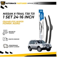 Fenra Aero Frameless Wiper Banana Wiper Nissan Xtrail T30 T31 1 SET 24 and 16 INCH