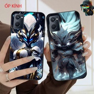Oppo realme 9i glass phone case, cool vip case, powerful super robot
