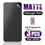 3Pcs Matte Soft Hydrogel Film For Vivo iQOO Z6 Z5 Z5x Z5i Z3 Z3x Z3i Z1 Z1i U20 U10 NEX Dual Display
