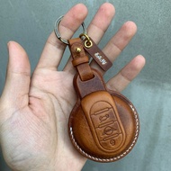 Mini Cooper 磨砂油蠟 鑰匙皮套 Clubman Cabrio Countryman