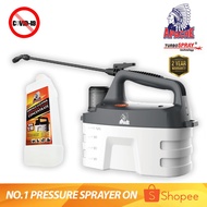 APACHE TurboSpray HS-04E Portable Rechargeable Battery Knapsack Sprayer Pressure Pump Chemical (4.0L