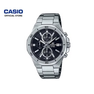 Casio Edifice EFV-640D-1AV Silver Stainless Steel Band Men Watch