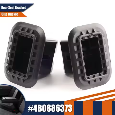 2pcs Car Rear Seat Fixing Buckle Seat Clamp Cushion Pad Clips 4B0886373 4B088637301 4B088637301C 1K0