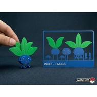 Pokemon Kit Card Toys Disassemble puzzle Oddish