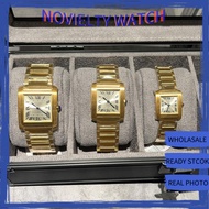 French Series TAN/k Stainless Steel Quartz Watch 904L