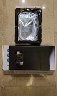 2T Seagate Hard Drive with external USB box