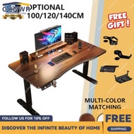 CONWR  Ergonomic Standing Electric Height Adjustable 100/120/140/160CM Office Study Table Desk xhkc1