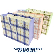 Paper Bag HZ59774 Horizontal Shopping Bag Goodie Bag Paper Bag