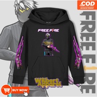 Free Fire Kids Hoodie Jacket SG 2 Rapper Character Free Fire Elite Kids Hoodie/ Cees Free Name