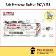98980-06008 (SILVER) RXZ / Y125ZR Bolt Protector Muffler / Screw Skru Cover Exhaust Ekzos 100% HLY