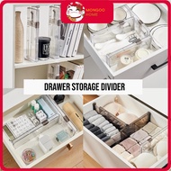 Storage Organizer Drawer Separator Transparent Drawer Divider Partition Drawer Organizer