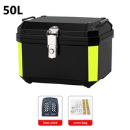 Homming Motorcycle Aluminium Top Box Waterproof Anti-theft 45L 50L 57L 65L Rack Aluminum Safety Lock