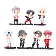 7Pcs/set BTS (Bangtan boys) Figure collectibles memorabilia idol figure Tiny TAN Mini Figure Model
