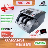 MESIN Kassen MC-20 Money Counter Machine UV Counterfeit Money Detection Money Counter New Old Money 