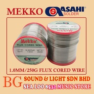 MEKKO (ASAHI) FLUX CORED WIRE 1.0MM 250G SOLDER LEAD