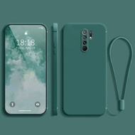 LANLIN For Redmi 5 Plus Redmi 6 6A Redmi 7 7A Redmi 8 8A Redmi 9 9A 9C 9T Phone Case Silicone Solid 