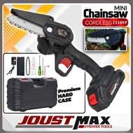 1118VF 4 Inch Cordless Mini Chainsaw Mesin Potong Kayu Pokok Gergaji Pokok Elektrik Tree Wood Cutter